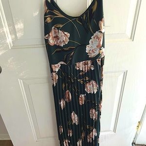 A new day emerald green floral dress